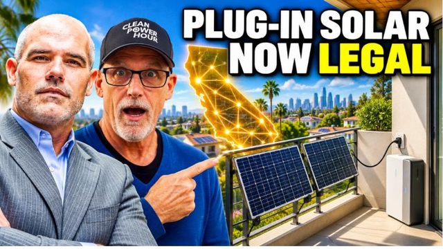 Clean Power Hour thumbnail: Plug-in Solar Now Legal